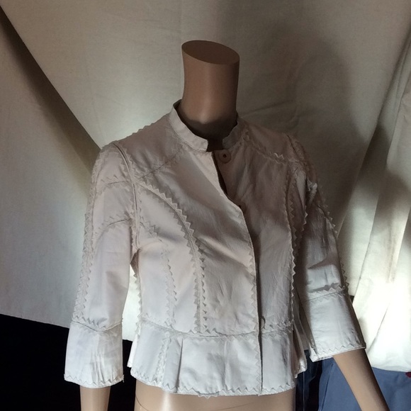 - J Mendel leather lace bespoke jacket - Picture 1 of 5